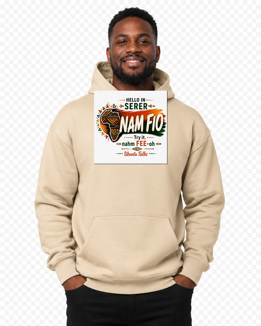 ubuntu-talks-kanuri-hello-hoodie-d01 — Custom model mockup