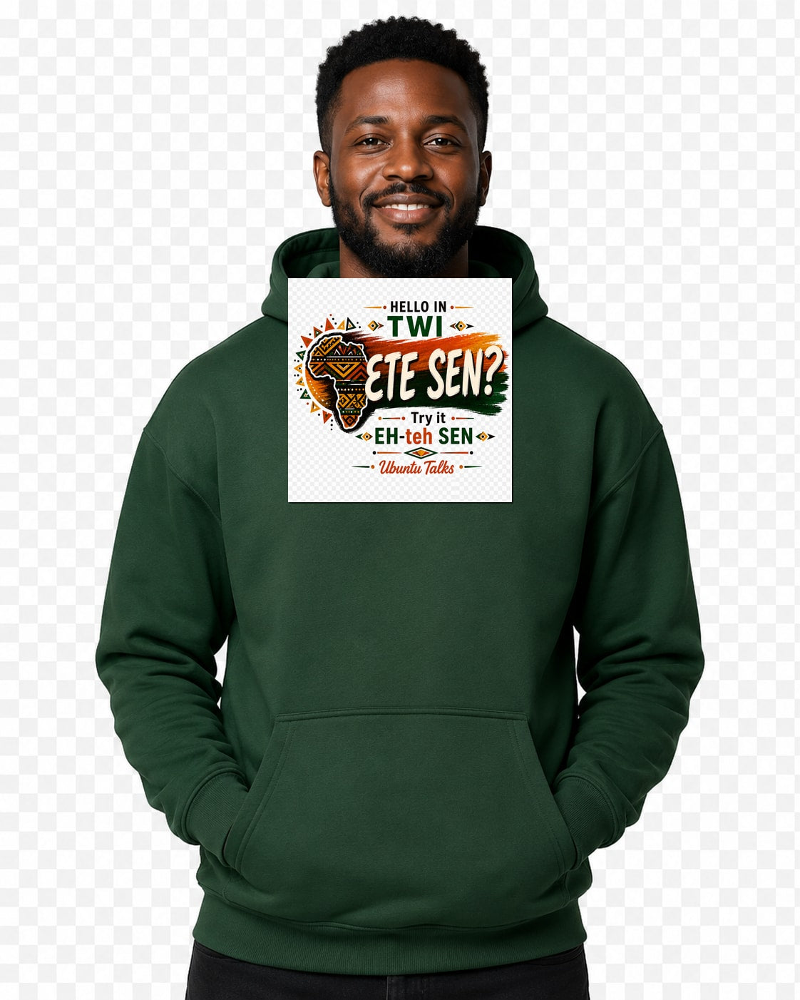 ubuntu-talks-lozi-hello-hoodie-d01 — Custom model mockup