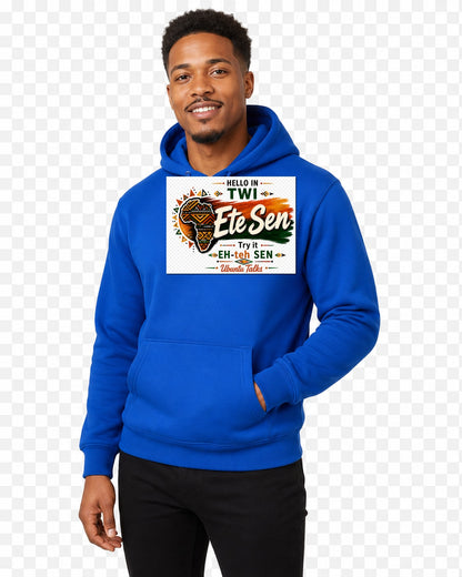 ubuntu-talks-maasai-hello-hoodie-d01 — Custom model mockup
