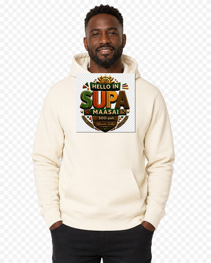 ubuntu-talks-maasai-hello-hoodie-d04 — Custom model mockup