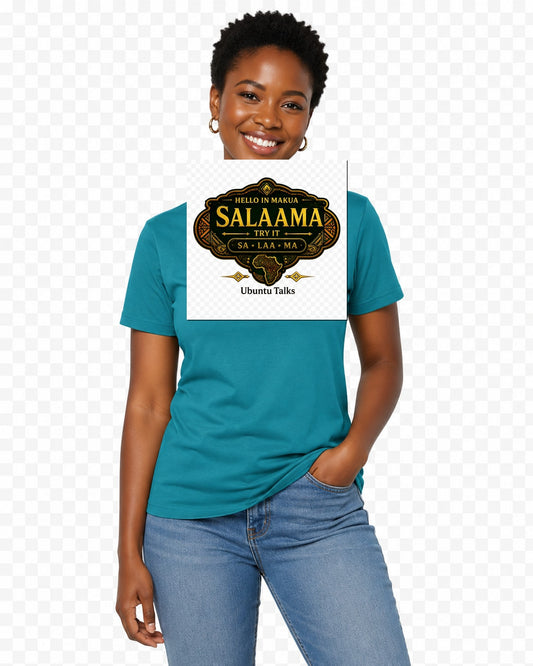 ubuntu-talks-makua-hello-tee-d02 — Custom model mockup