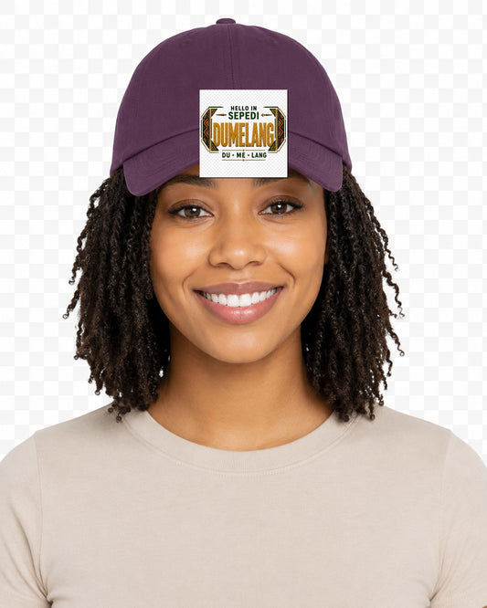 ubuntu-talks-sepedi-hello-cap-d01 — Custom model mockup