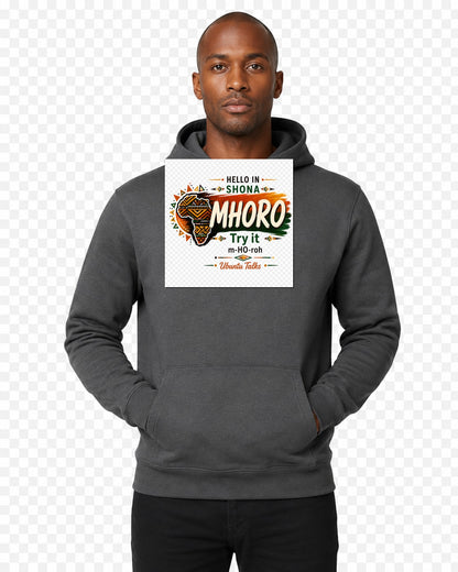 ubuntu-talks-shona-hello-hoodie-d01 — Custom model mockup