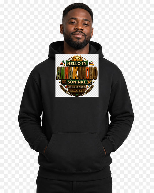 ubuntu-talks-soninke-hello-hoodie-d04 — Custom model mockup