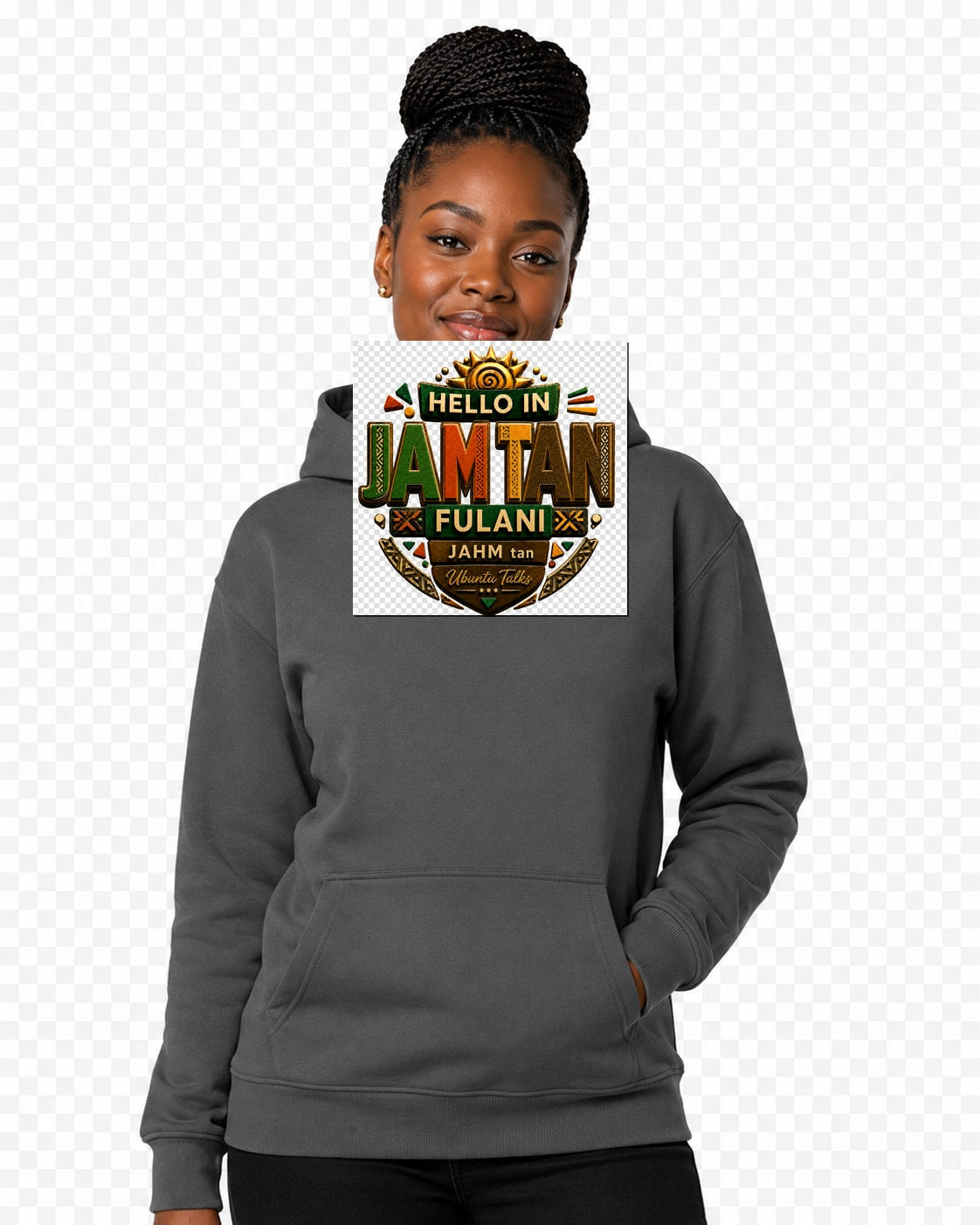 ubuntu-talks-tiv-hello-hoodie-d04 — Custom model mockup