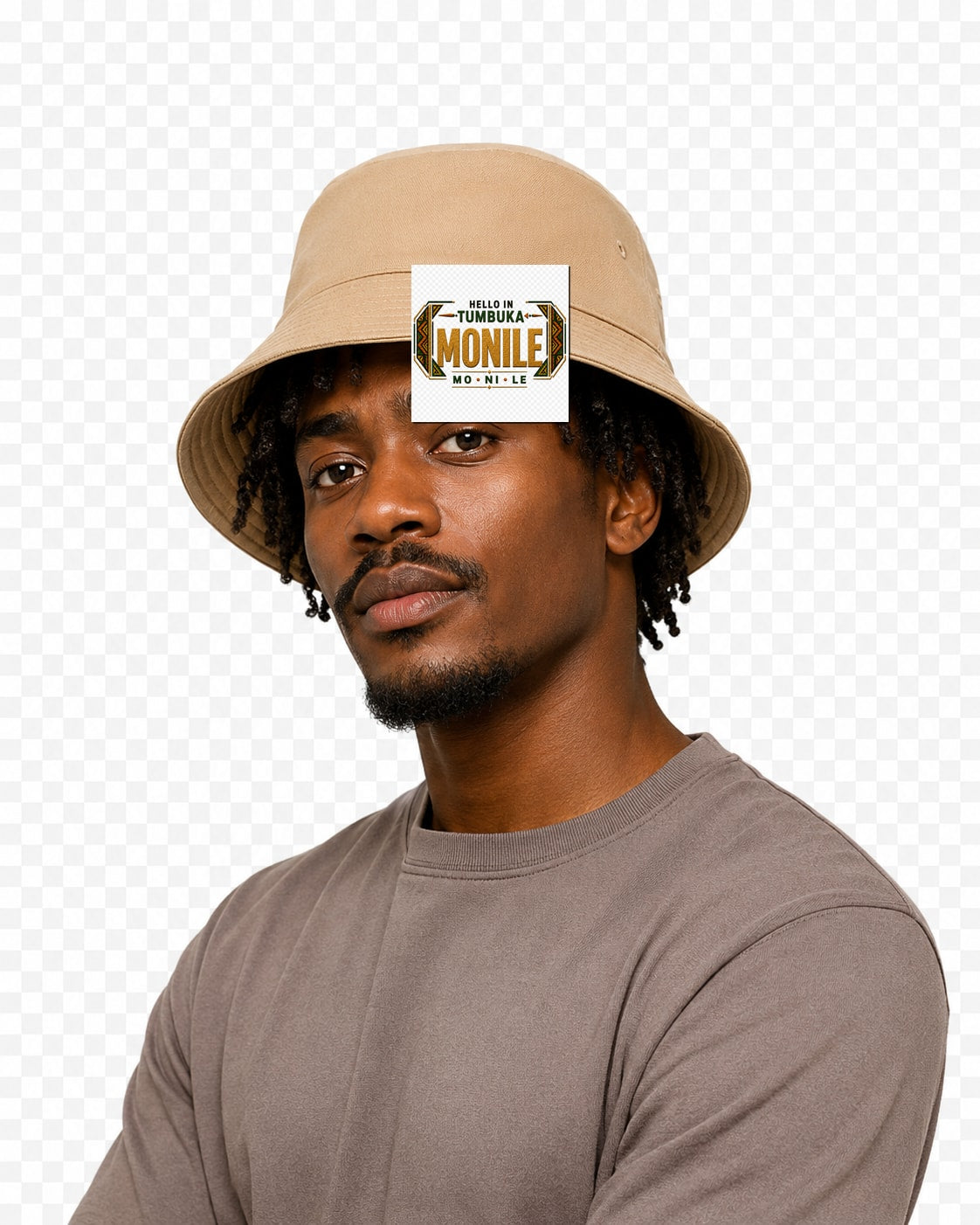 ubuntu-talks-tumbuka-hello-bucket-hat-d01 — Custom model mockup