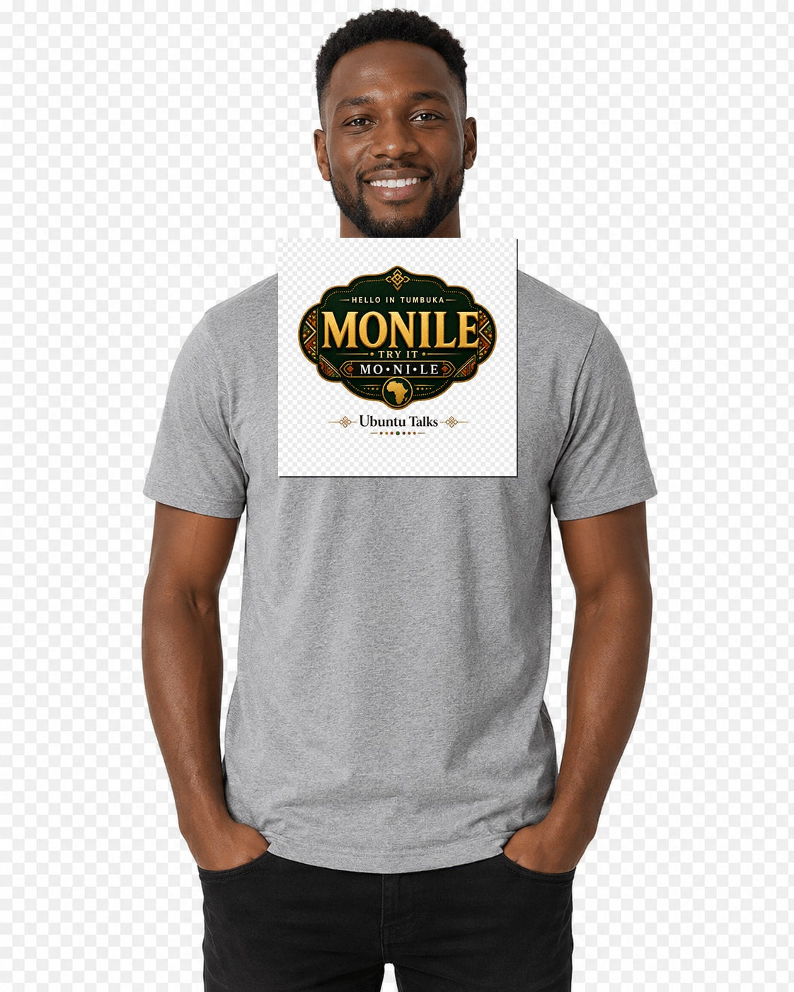 ubuntu-talks-tumbuka-hello-tee-d02 — Custom model mockup