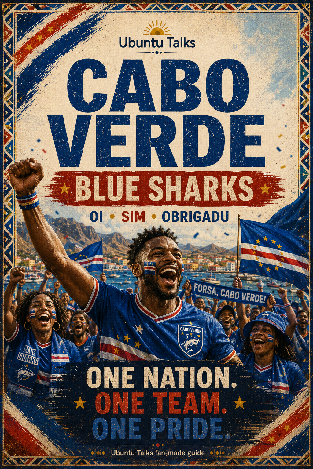 Ubuntu Talks World Cup Fan Pack hero poster — ubuntu-talks-world-cup-cabo-verde-kriolu-fan-pack