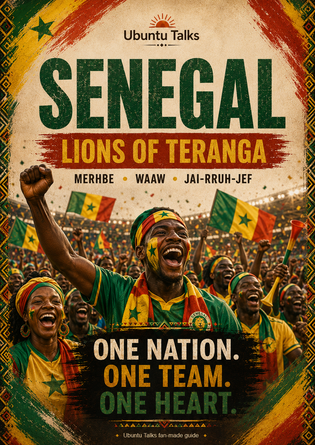 Ubuntu Talks World Cup Fan Pack — Senegal Wolof Edition