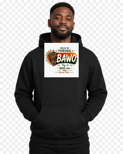 ubuntu-talks-yoruba-hello-hoodie-d01 — Custom model mockup