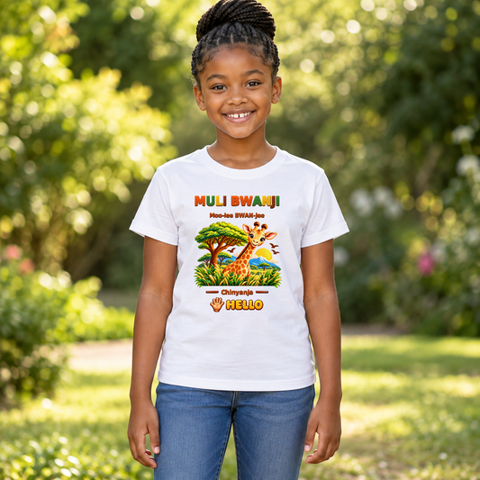 Lil Ubuntu Kids Safari — Chinyanja Youth Tee