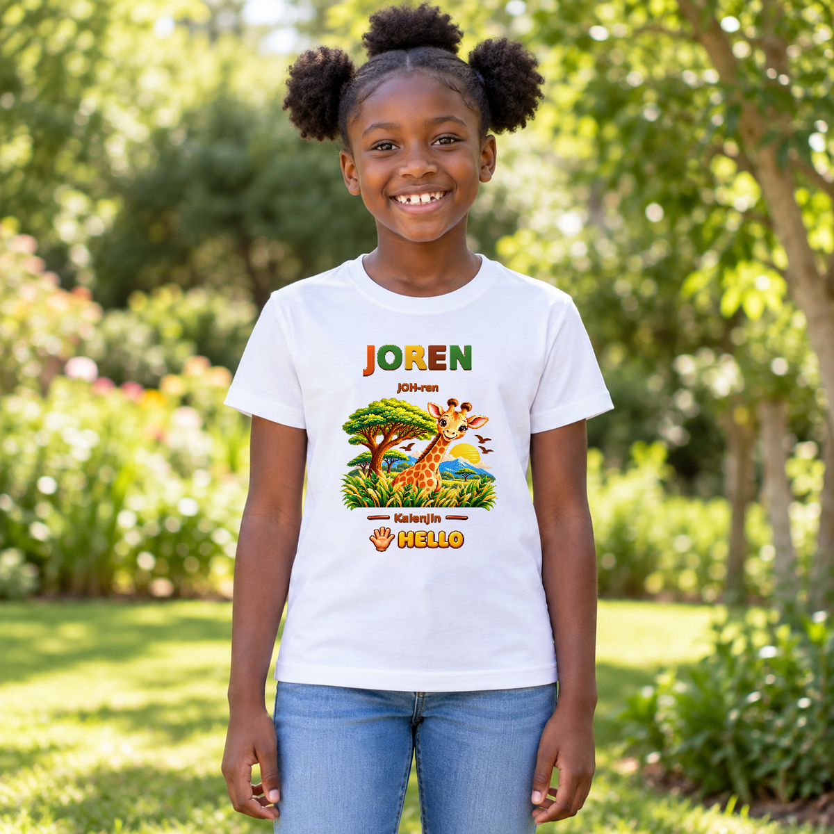 Lil Ubuntu Kids Safari — Kalenjin Youth Tee