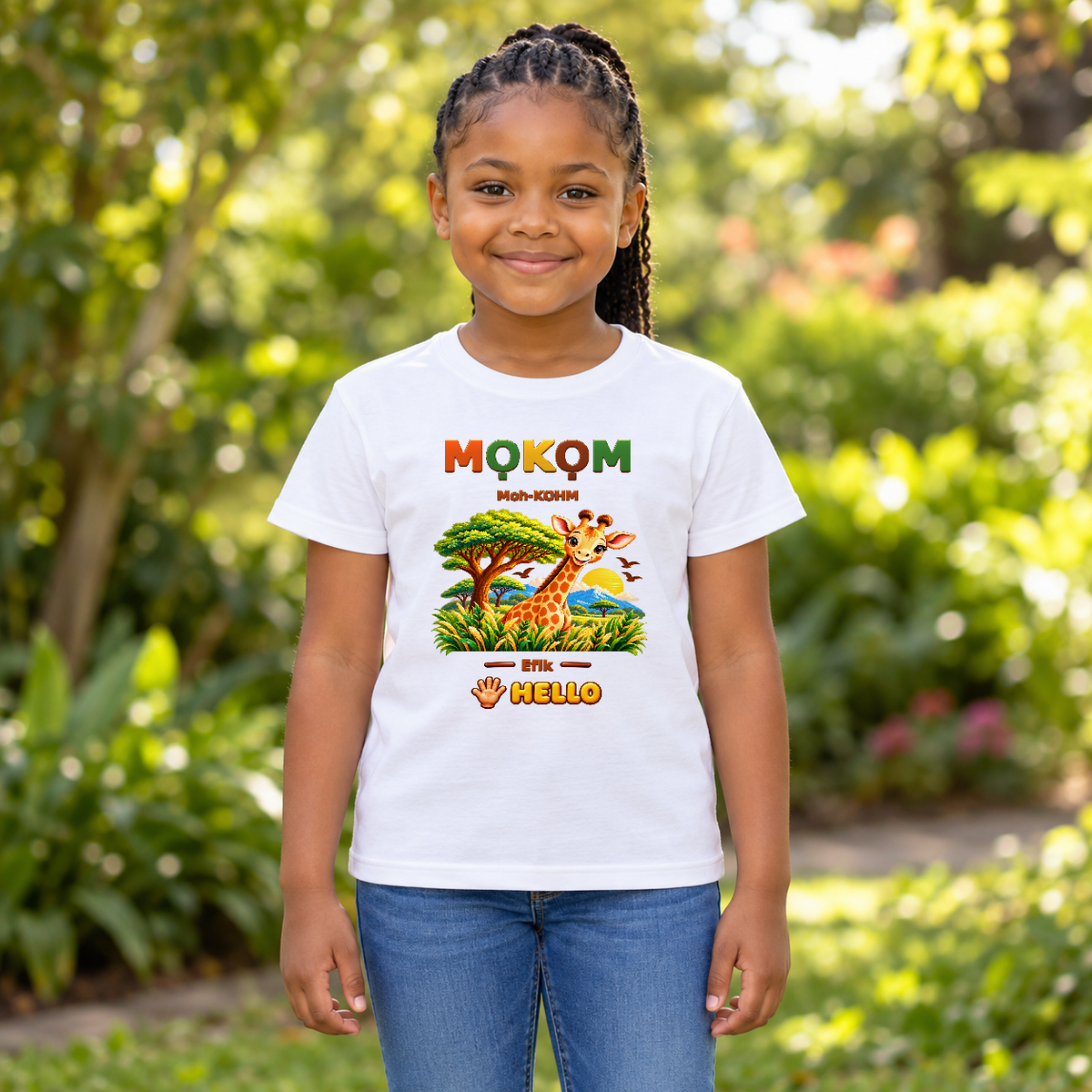Lil Ubuntu Kids Safari — Efik Youth Tee