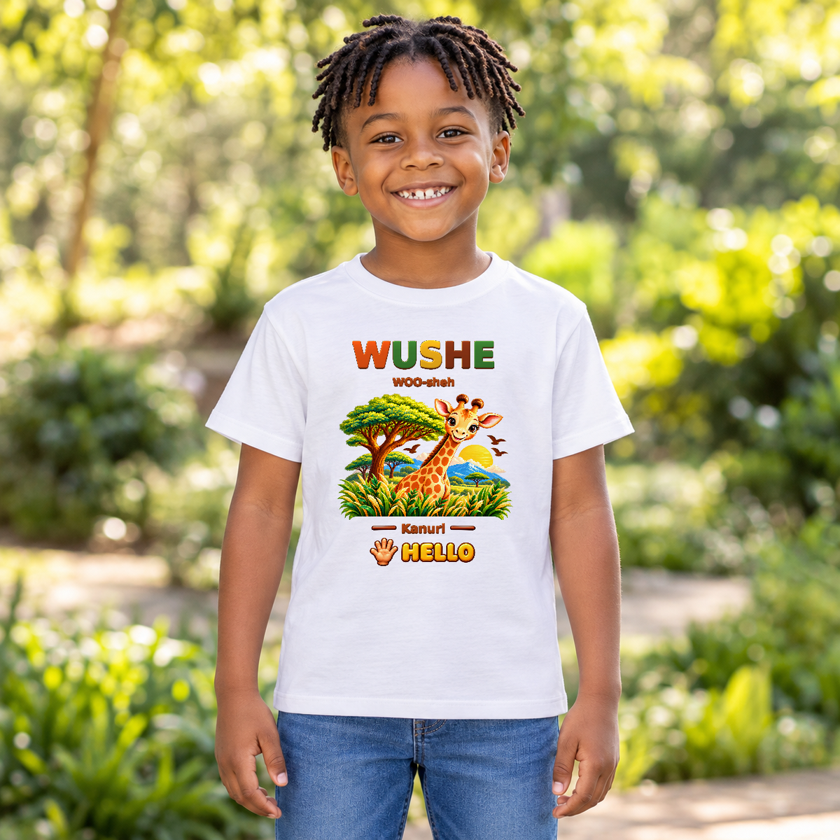 Lil Ubuntu Kids Safari — Kanuri Youth Tee