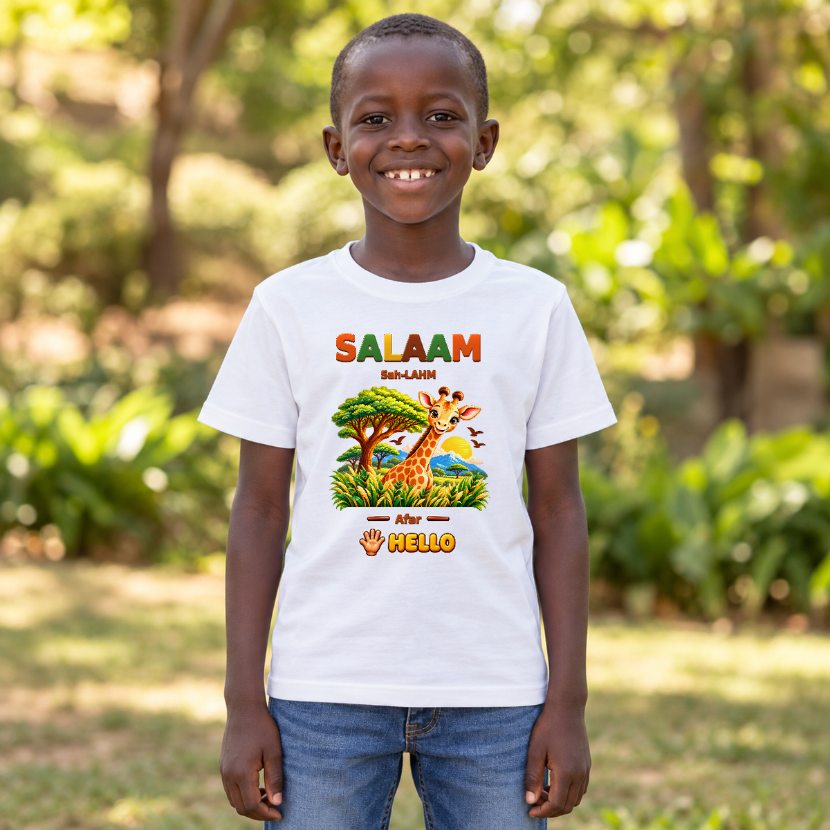 Lil Ubuntu Kids Safari — Afar Youth Tee